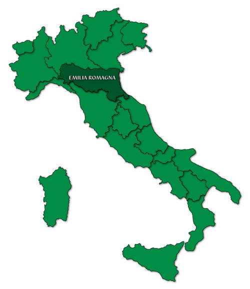 emilia romagna map
